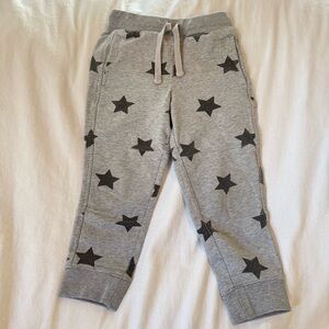 Primary Gray Star Kids Sweatpants Size 3 EUC